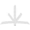 Ekena Millwork Alberta Architectural Grade PVC Gable Bracket, 84"W x 56"H x 4"D x 6"F, 16/12 Pitch GBP084X56X0406ALB00 - alternate 2